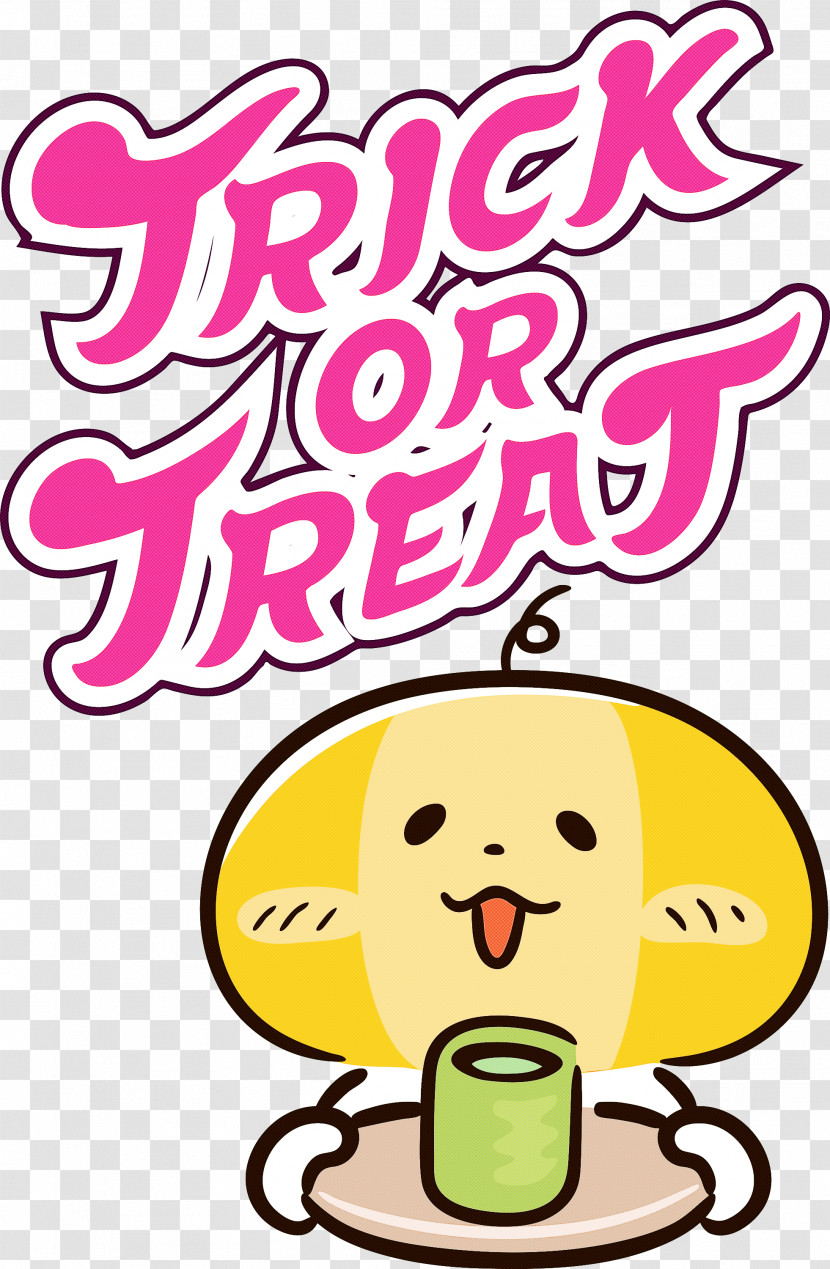 TRICK OR TREAT Happy Halloween Transparent PNG