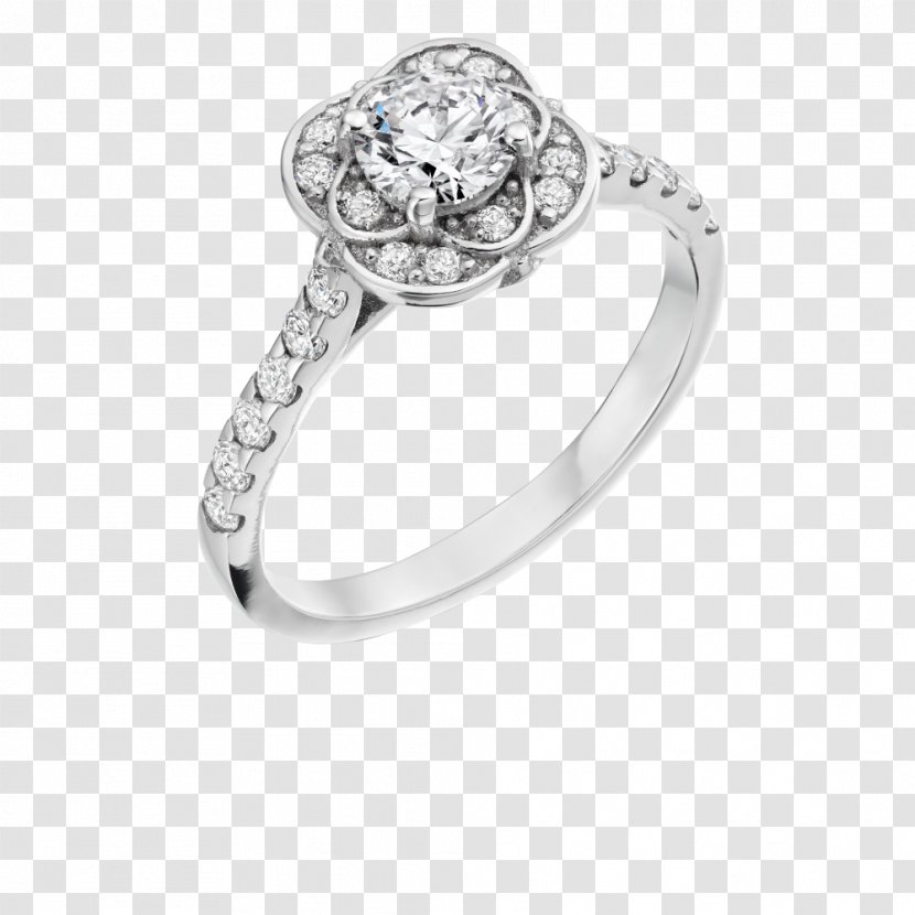 Engagement Ring Diamond Cut Wedding Jewellery - Metal Transparent PNG