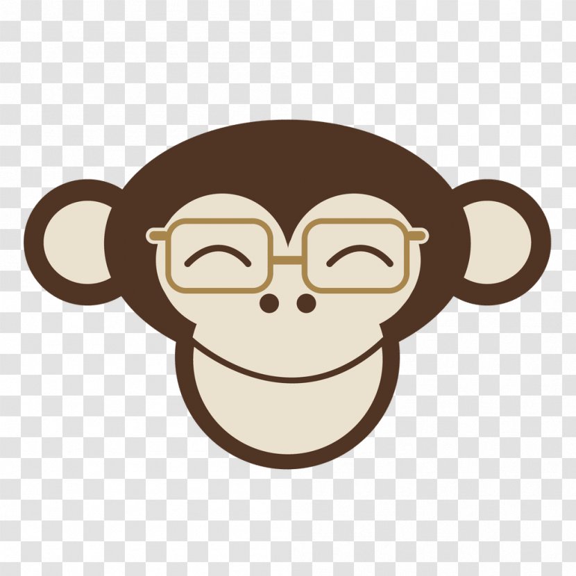 Monkey Logo - Designer Transparent PNG