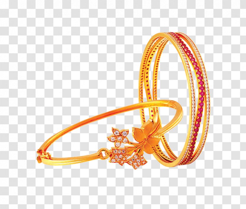 Earring Bangle Jewellery Gold Bracelet - Necklace - Background Transparent PNG