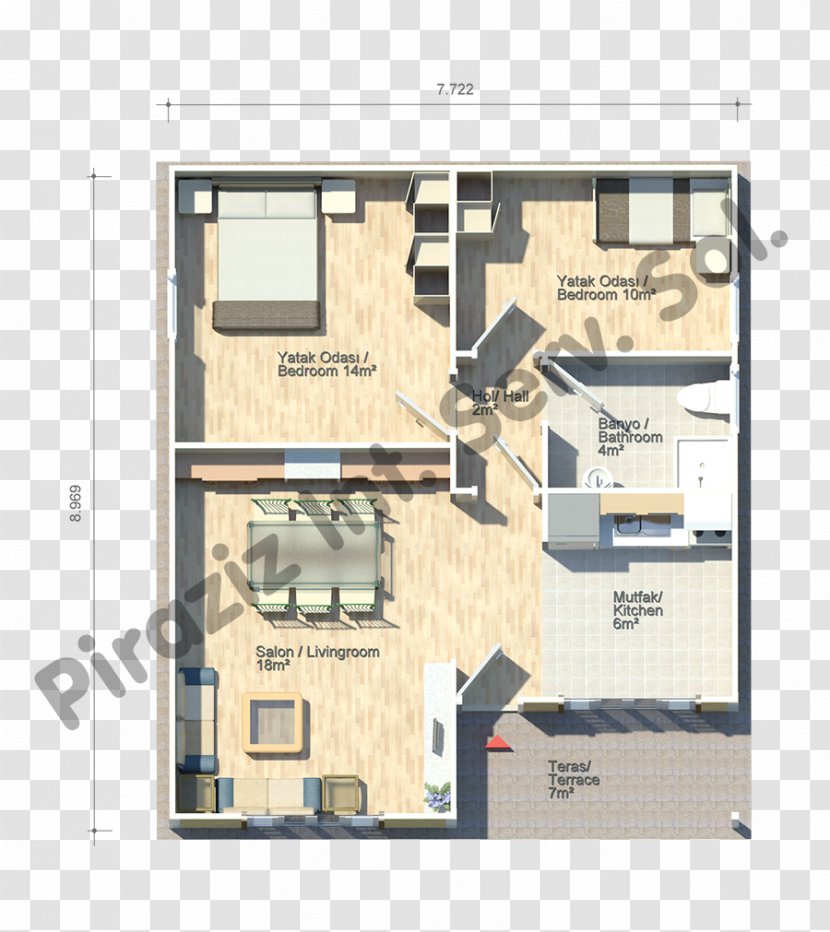 Floor Plan House Andadeiro Room - Real Estate - Wc Transparent PNG