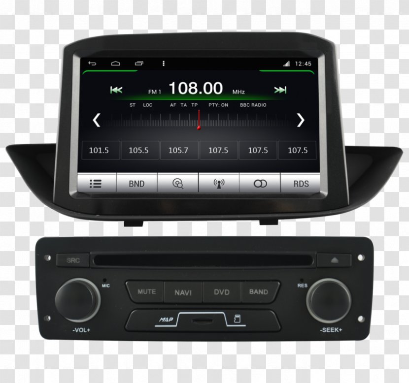 Peugeot 308 GPS Navigation Systems Car Vehicle Audio - Hardware Transparent PNG