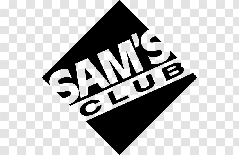 Logo Sam's Club Brand - Black And White - Design Transparent PNG