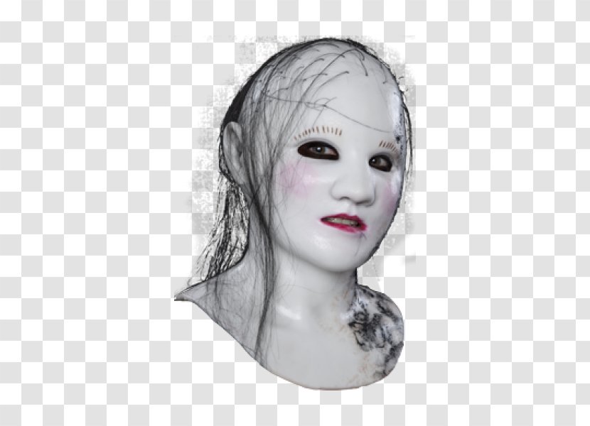 The Houses October Built Mask Bisque Doll Costume - Portrait Transparent PNG