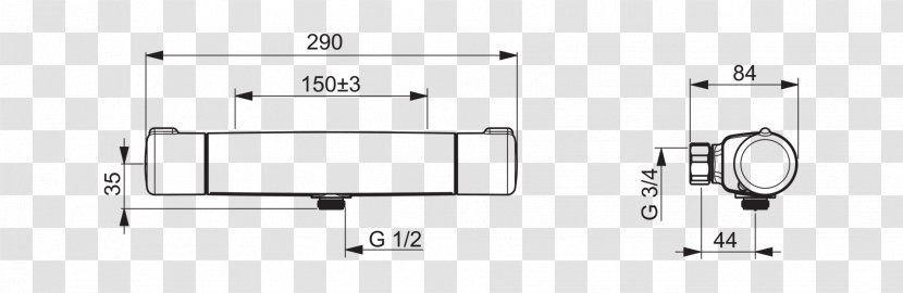 Bateria Prysznicowa Termostatyczna Oras Nova 7460U Faucet Handles & Controls Shower Natryskowa - Door Handle Transparent PNG