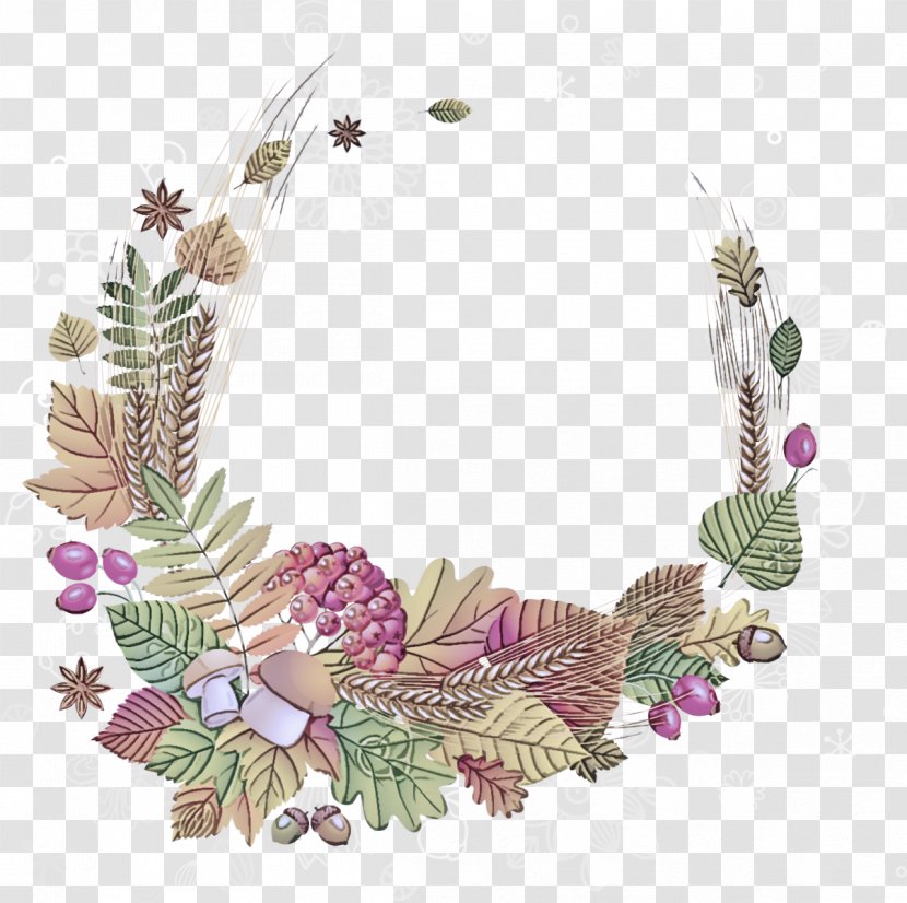 Leaf Plant Fashion Accessory Flower Wreath - Jewellery - Ornament Necklace Transparent PNG