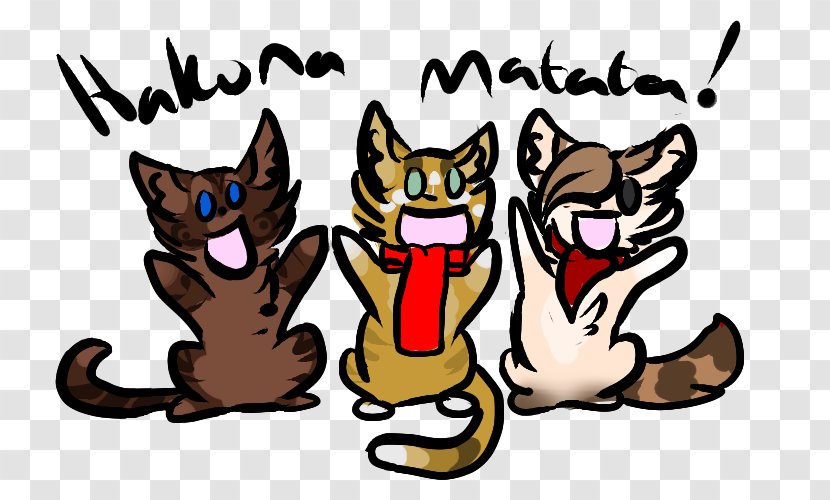 Kitten Whiskers Dog Clip Art - Tail - Hakuna Matata Transparent PNG