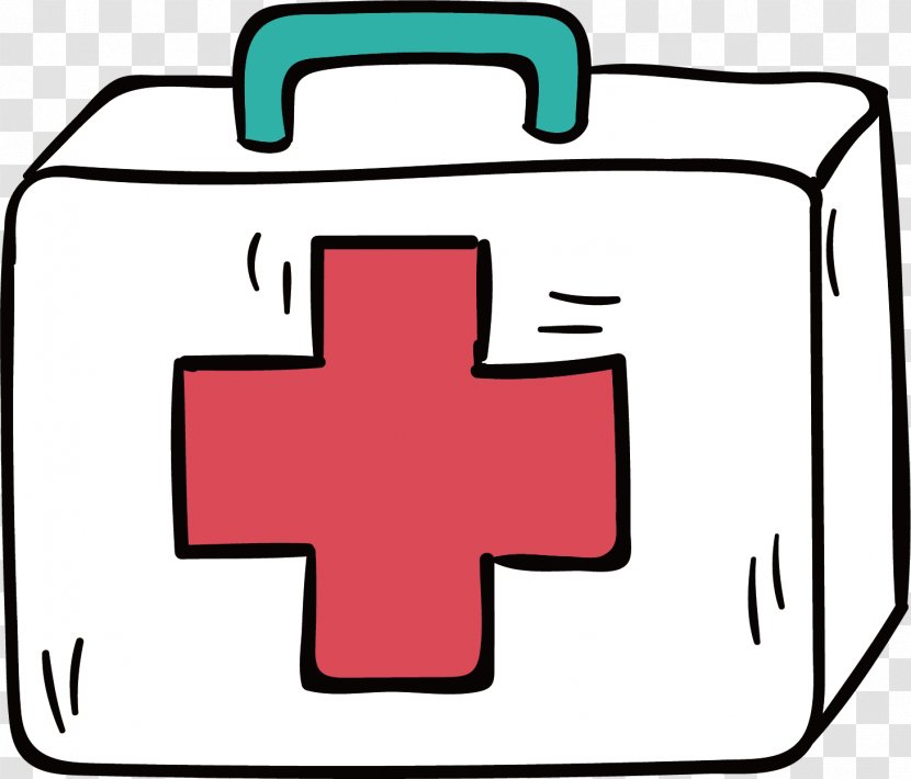 Medicine First Aid Kit Clip Art - Biomedical Sciences - Vector Hand-painted Transparent PNG