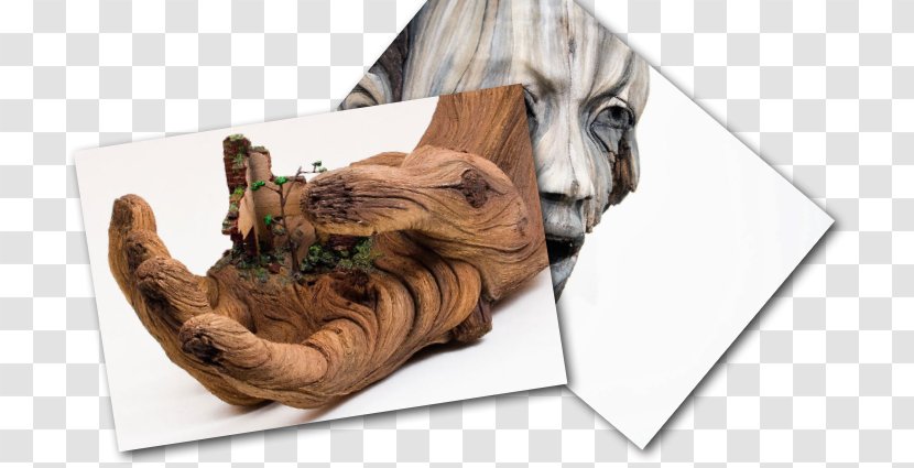 Dog Sculpture Ceramic Art - Work Of - Esculturas De Madera Hombre Transparent PNG