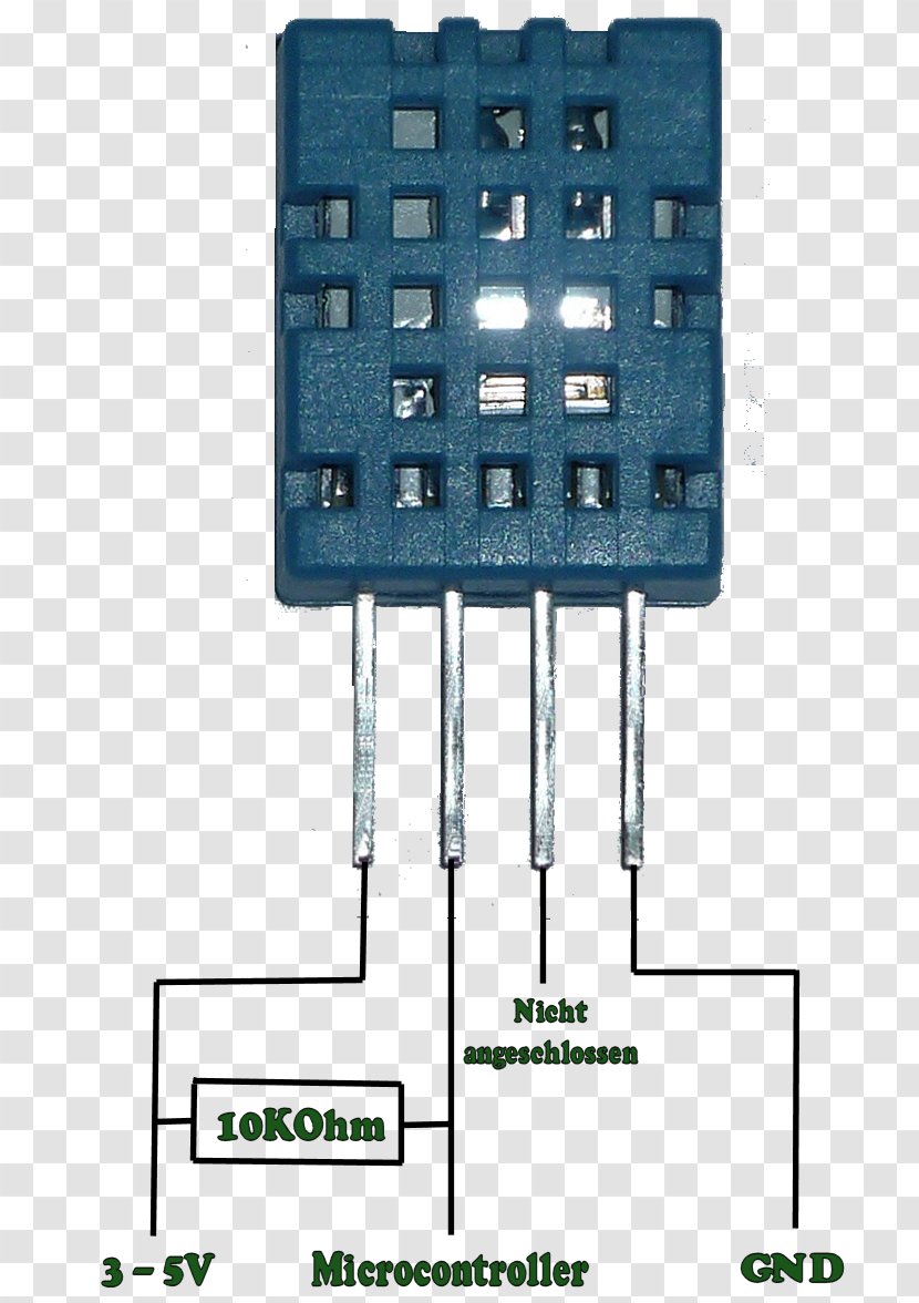 Humidity Transistor Arduino Electronics Temperature - Computer Start Button Transparent PNG