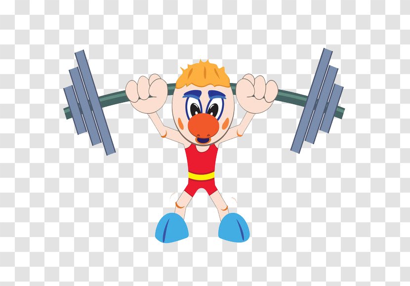 Olympic Weightlifting Stock Photography Barbell Illustration - Dumbbell - A Clown Transparent PNG