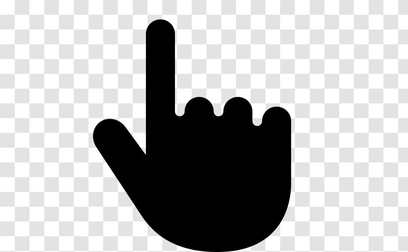 Computer Mouse Pointer Cursor Hand - Thumb - Middle Finger Transparent PNG