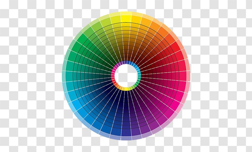 Color Wheel Theory Complementary Colors Chart - Paint Transparent PNG