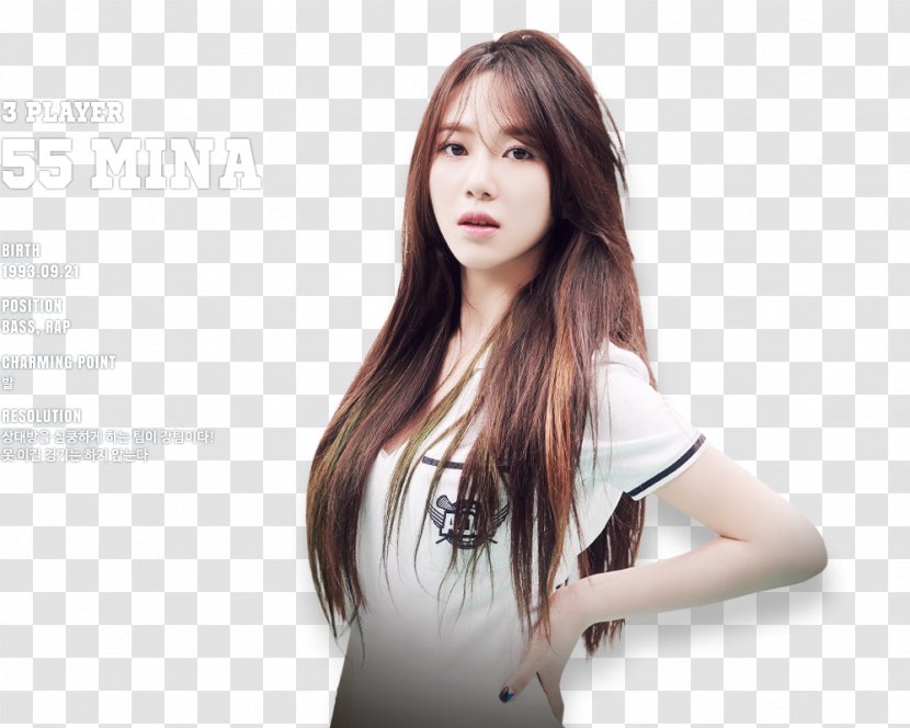 Mina South Korea AOA Hairstyle Korean - Silhouette - Aoa Transparent PNG