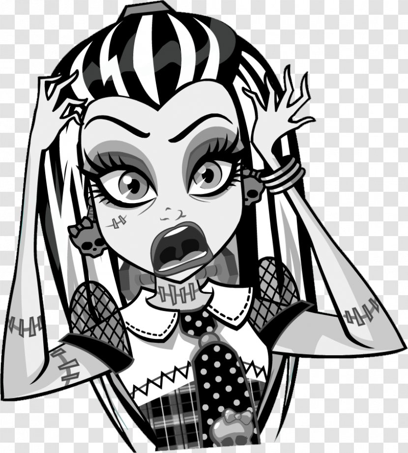 Frankie Stein Cleo DeNile Monster High Fan Art - Cartoon Transparent PNG