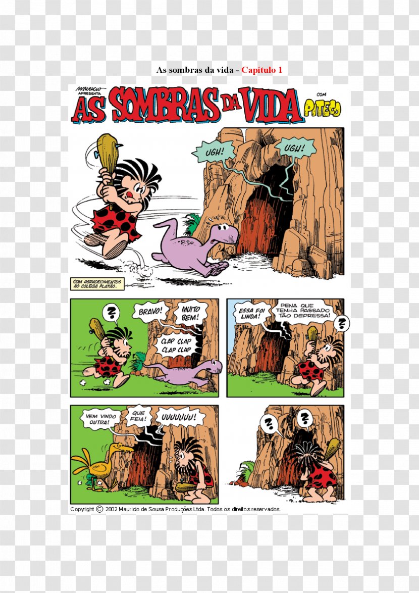 Allegory Of The Cave Republic Philosophy Comics Piteco - Mauricio De Sousa Transparent PNG