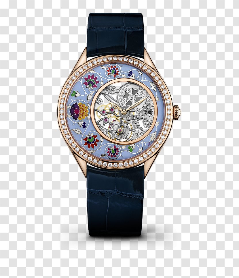 Automatic Watch Vacheron Constantin Clock Movement - Watches The Female Form Carved Blue Transparent PNG