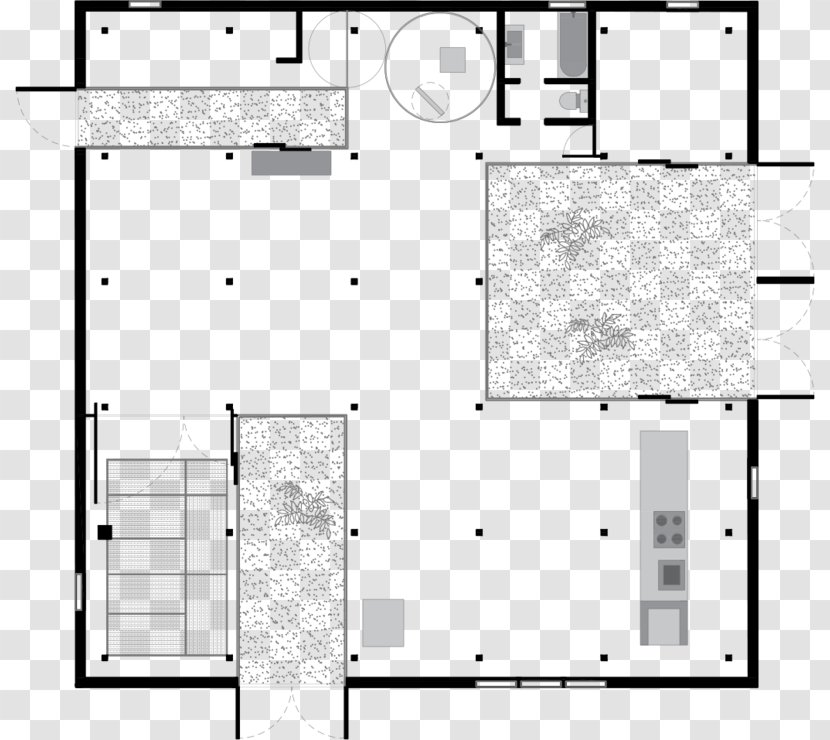 Floor Plan 21st Century Museum Of Contemporary Art, Kanazawa House Architecture Drawing - Symmetry - Plant Transparent PNG