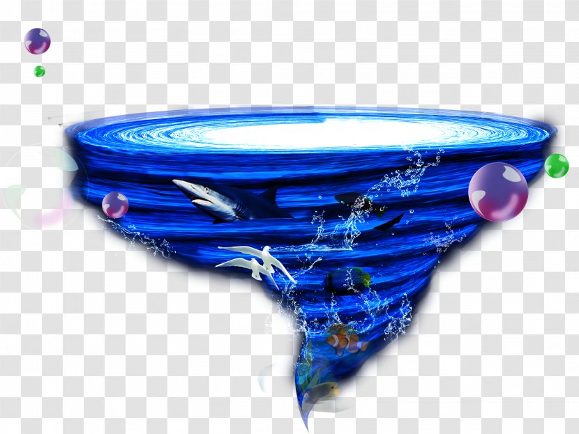 Drop Water - Resource - The Aqueous Layer Was Exquisite Aesthetic Tornado Fish Floating On Droplets Transparent PNG