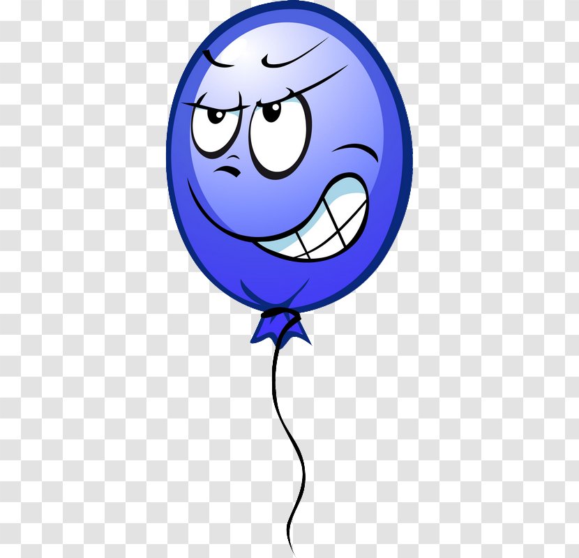 Toy Balloon Birthday Clip Art - Smiley - Cartoon Ballon Transparent PNG