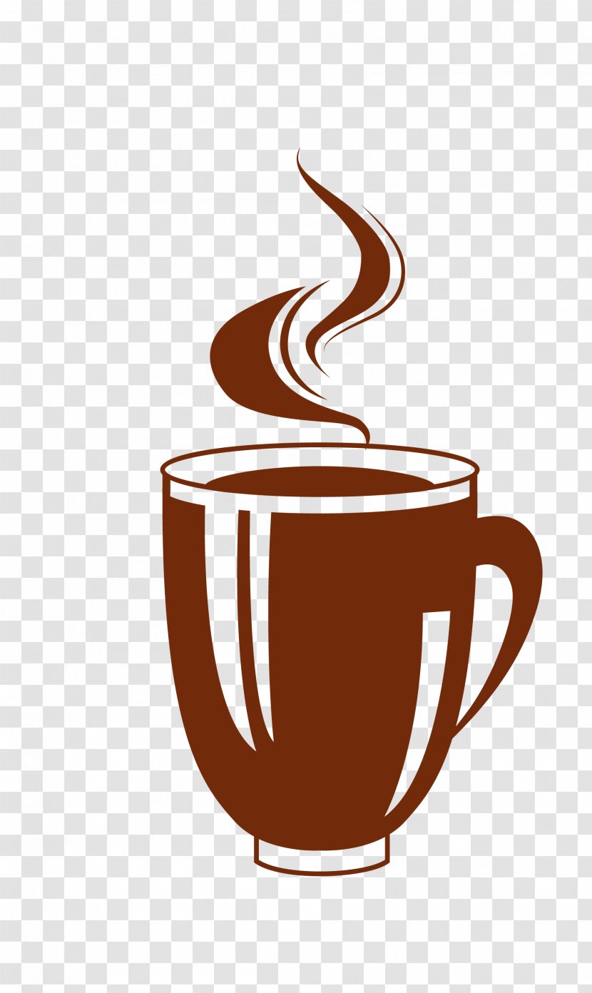 Coffee Milk Cup - Drinkware - Vector Black Breath Transparent PNG