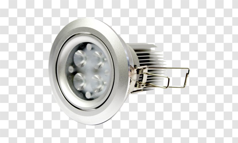 Recessed Light LED Lamp Multifaceted Reflector Lighting - Luminous Circle Transparent PNG