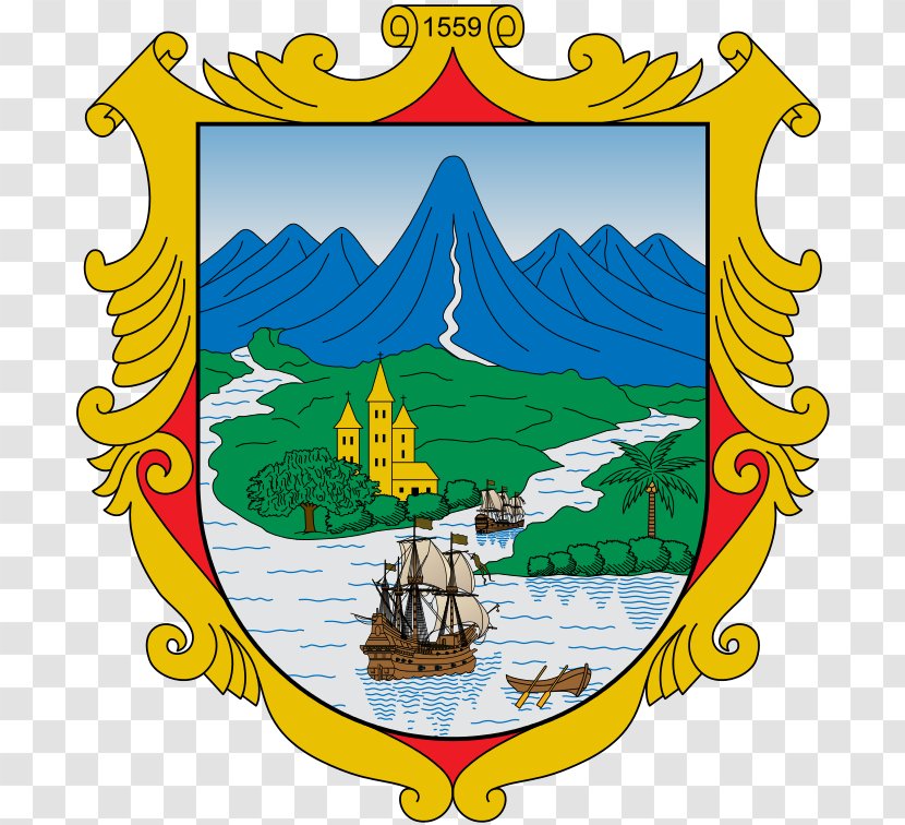 Escudo De Cali Escutcheon Himno A Santiago Coat Of Arms - Wc Top Transparent PNG