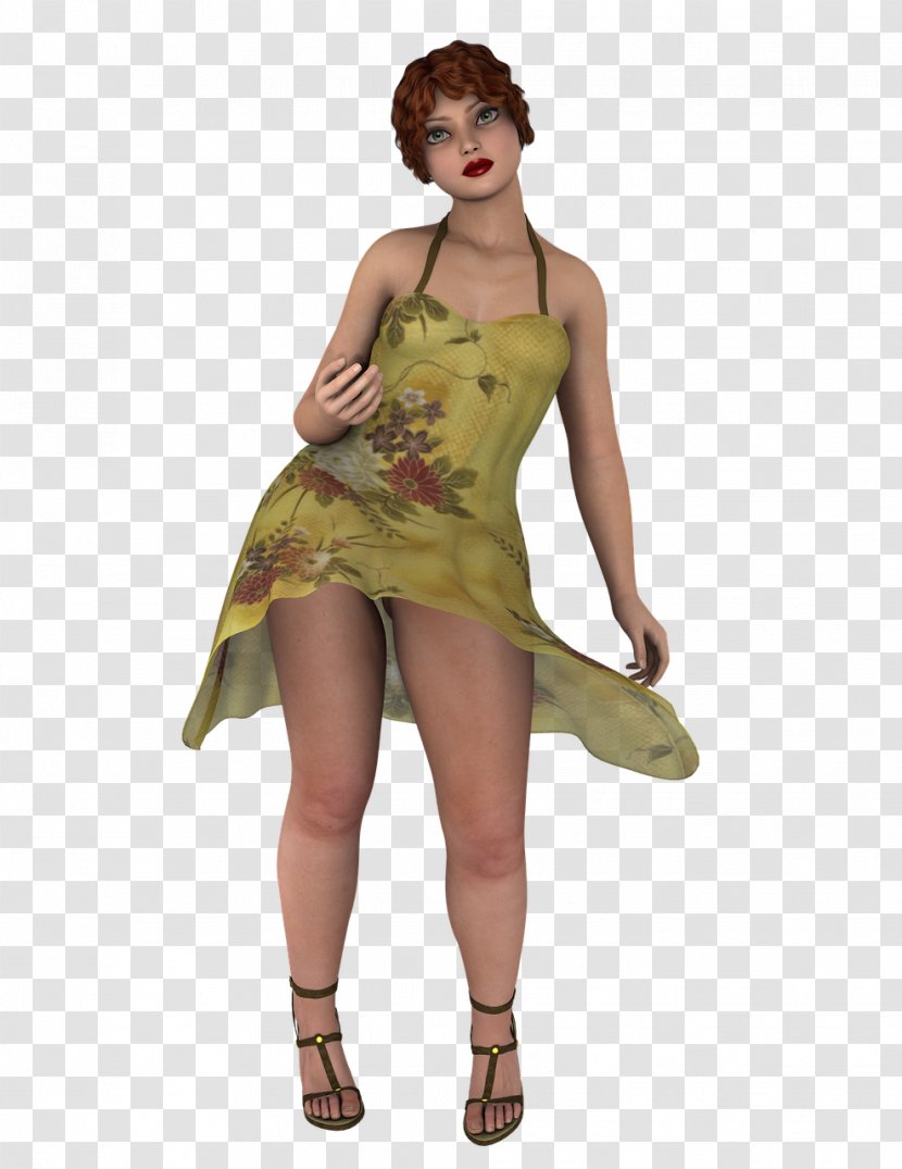 Dress Fashion Woman - Silhouette Transparent PNG