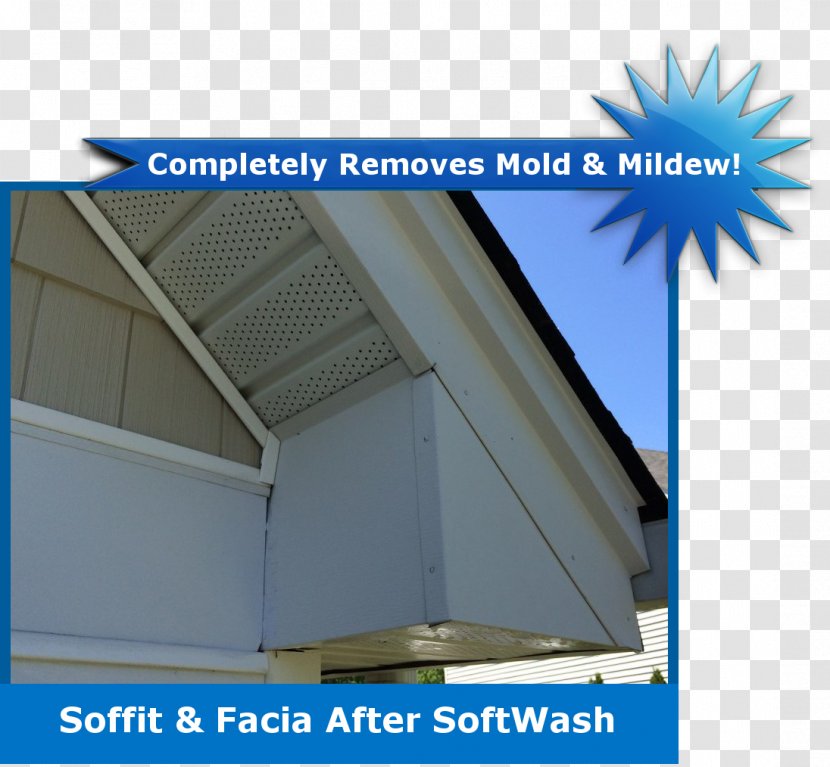 Roof Soffit Facade Pressure Washers Siding - House - Soffits Transparent PNG