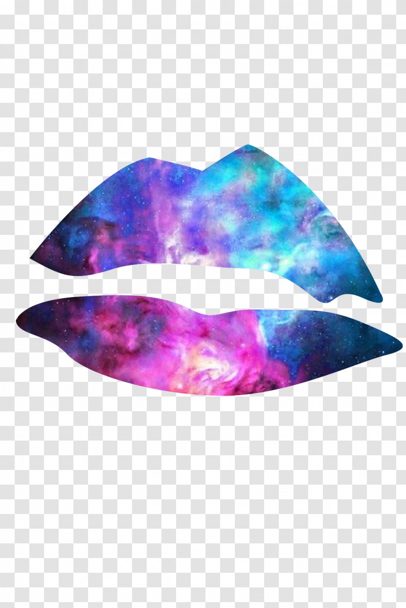 Lip Gloss Star Night Sky - Violet - Colorful Lips Transparent PNG