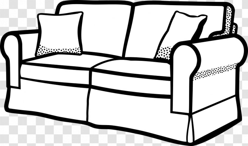 Window Living Room Couch Coloring Book - Drawing Transparent PNG