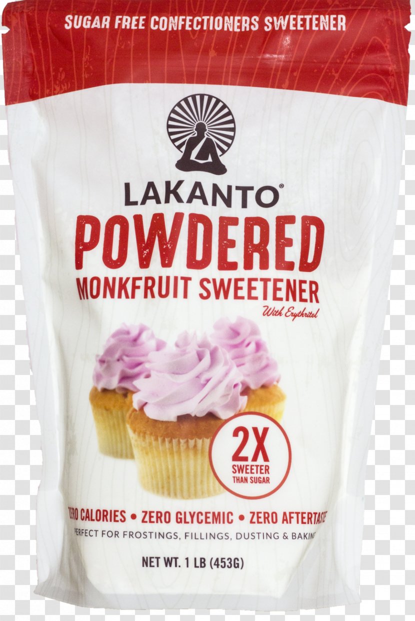 Lakanto Powdered Monkfruit Sweetener Sugar Substitute - Snack - Liquid Chocolate1.85 Oz. Luo Han Guo FoodMonk Fruit Transparent PNG