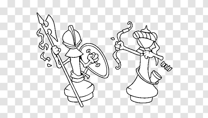 Chess Piece Coloring Book Game Drawing - Tree - Flower Transparent PNG