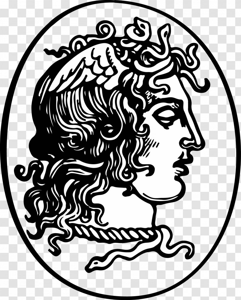Medusa Greek Mythology Clip Art - Logo Transparent PNG