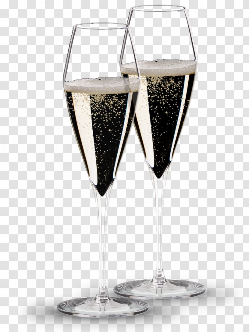 Champagne Glass Wine Sparkling - Riedel Transparent PNG