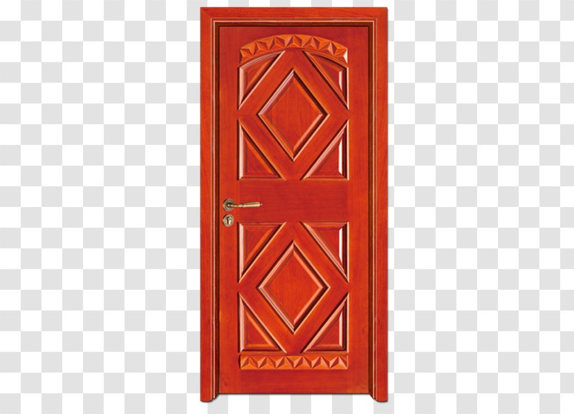 Wood Stain Rectangle Door - Red Transparent PNG