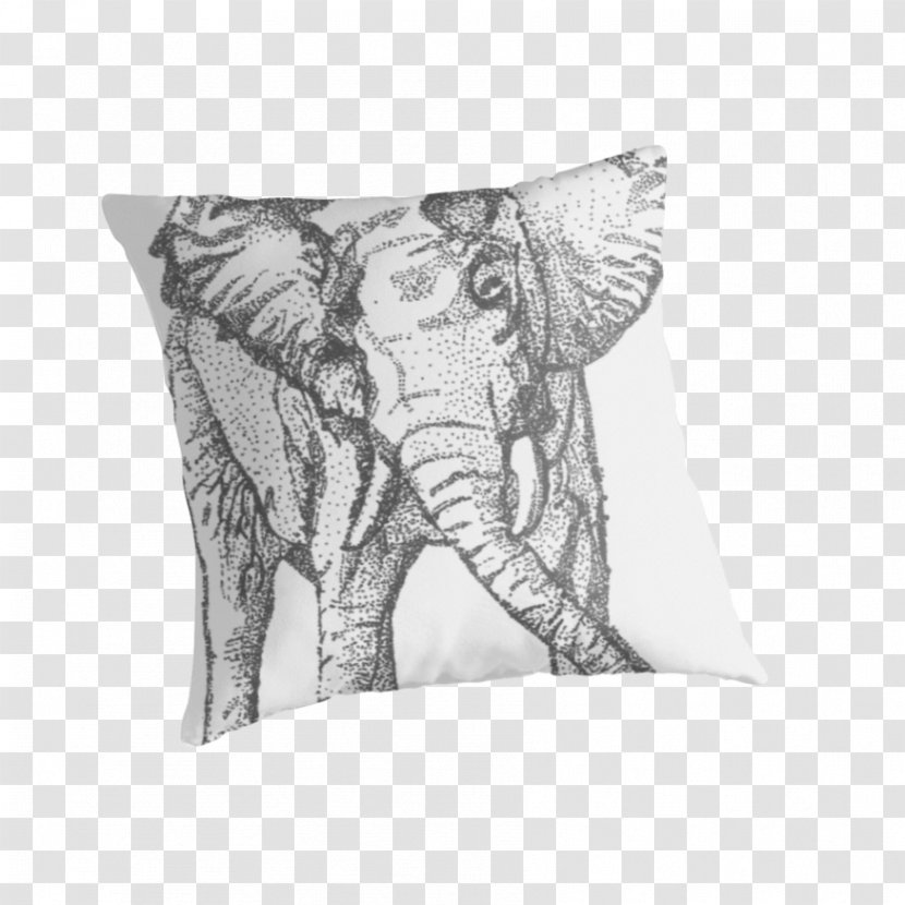 African Elephant Indian Throw Pillows Cushion - Pillow - Garbage Transparent PNG