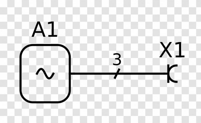 Wiring Diagram Schuko Electrical Connector IEC 60309 - Continental Line Transparent PNG