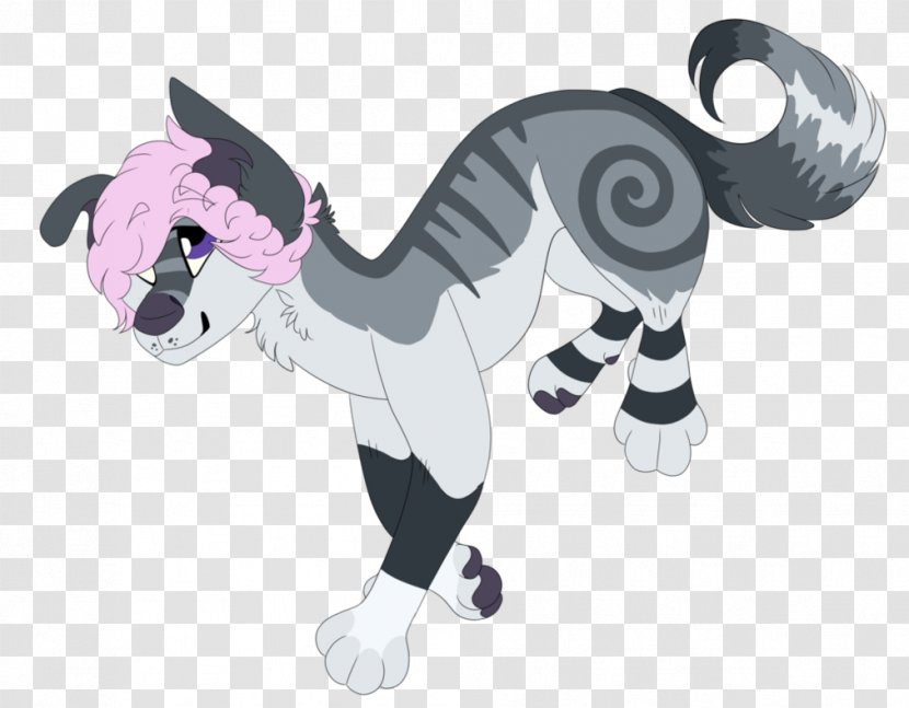 Horse Cat Cartoon Character - Tail Transparent PNG