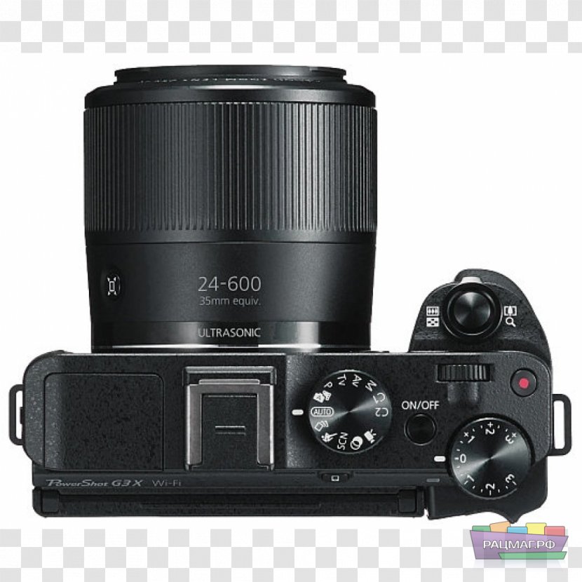 Point-and-shoot Camera Canon Zoom Lens Active Pixel Sensor - Powershot Transparent PNG