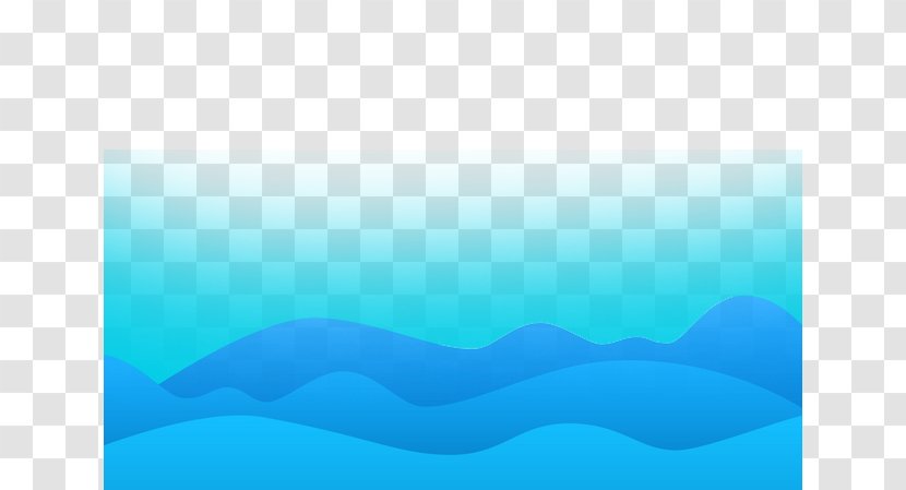 Blue Designer - Water Surface Transparent PNG