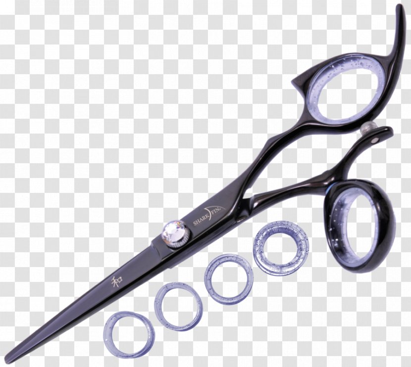 Scissors Hair-cutting Shears Shear Stress Handedness - Shaving - Shark Fin Transparent PNG