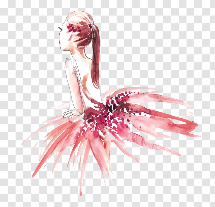 Ballet Dancer Drawing - Heart Transparent PNG