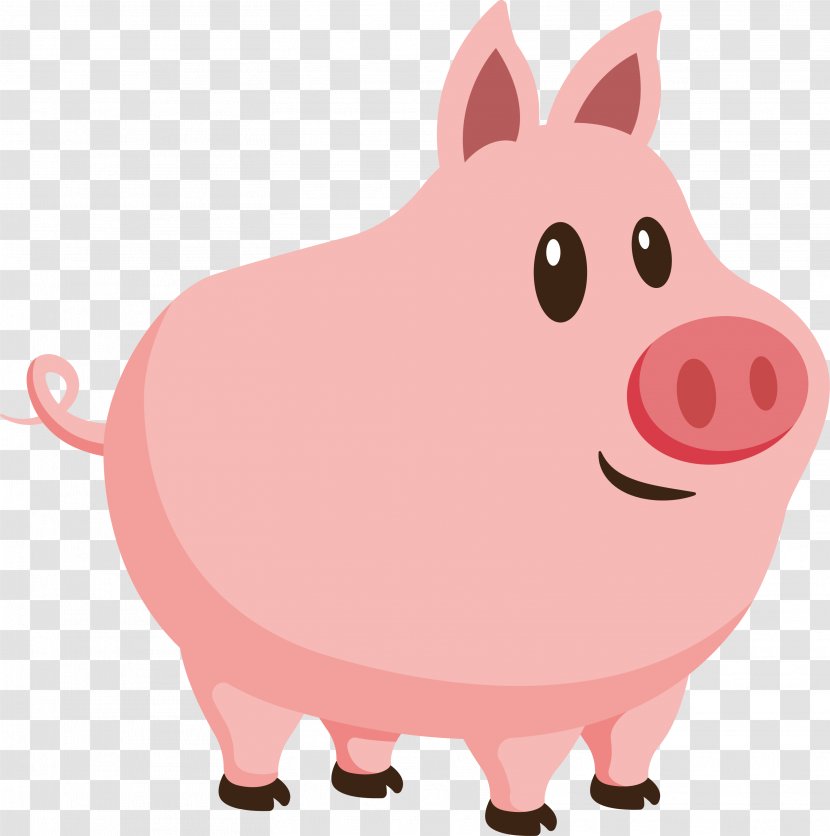 Pig Clip Art - Pink Transparent PNG