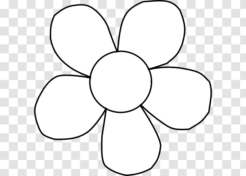 Flower Black And White Clip Art - Traceability Cliparts Transparent PNG