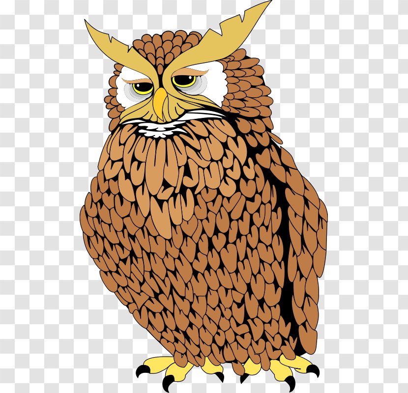 Owl Download Clip Art - Black And White Transparent PNG