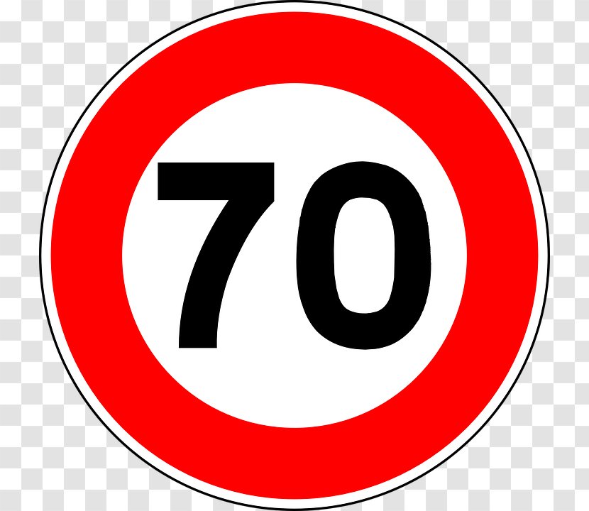 Traffic Sign Speed Limit Light One-way - Trademark Transparent PNG