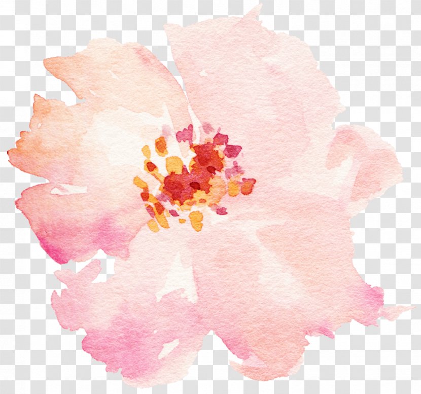 Flower Watercolor Painting - Peony - Lilac Transparent PNG