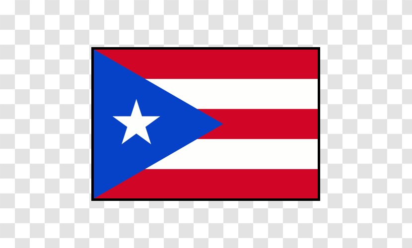 Flag Of Puerto Rico - Rectangle - Volleyball At The Summer Olympics Transparent PNG