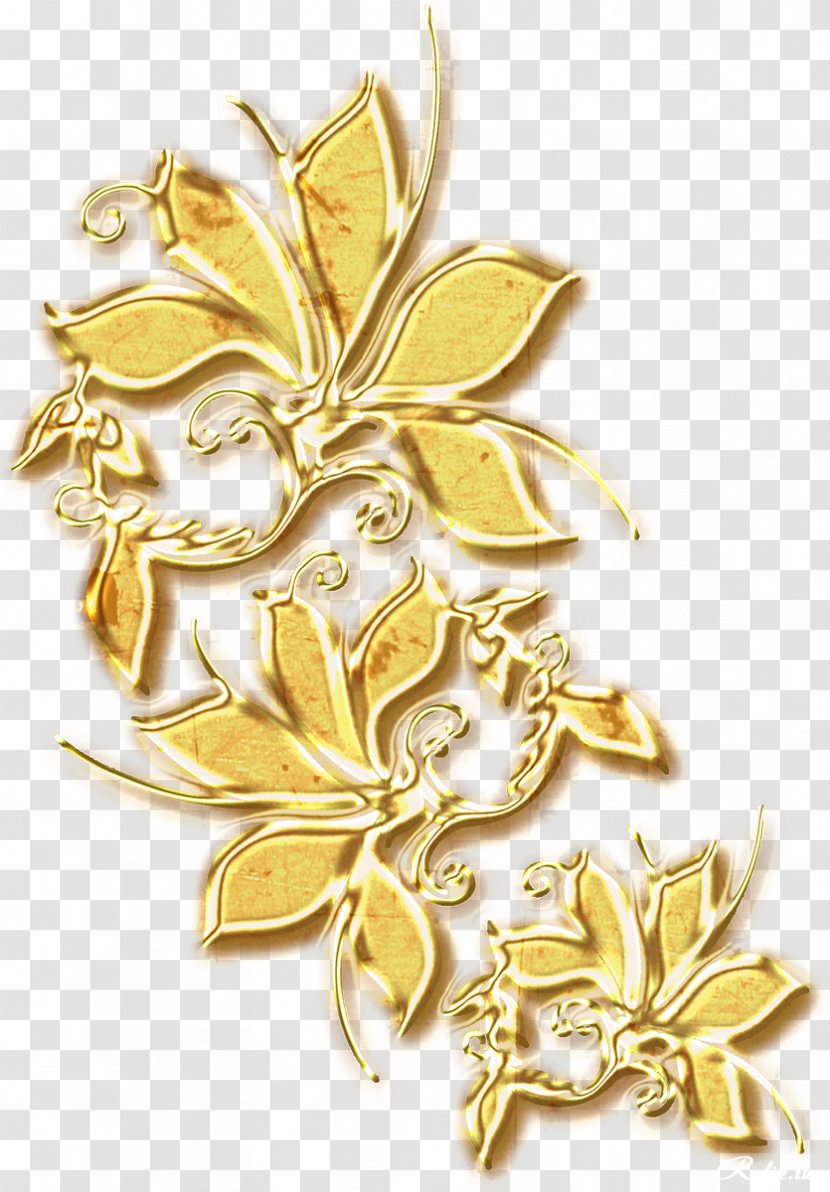 Ornament Gold Jewellery Clip Art - Golden Ornaments Transparent PNG